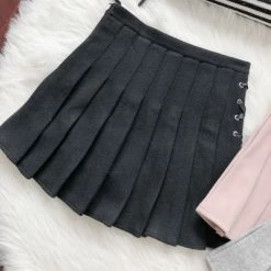 Unzzy Jk Uniform High Waist Skirt KF24046 HOT SALE 9 Unzzy Jk Uniform High Waist Skirt KF24046 HOT SALE