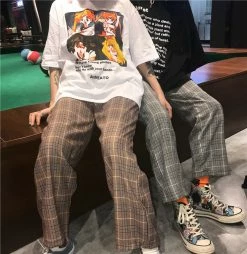 Unzzy Unisex Plaid Pants KF9102 HOT SALE