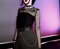 Unzzy Vintage Belt Pleated Skirt + Belt KF2245 HOT SALE