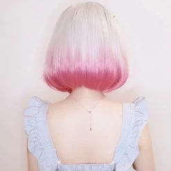 Unzzy Silver Pink Gradient Wig KF25007 HOT SALE