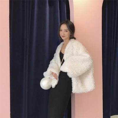 Unzzy Chic Lamb Hair Coat KF21703 HOT SALE 7 Unzzy Chic Lamb Hair Coat KF21703 HOT SALE