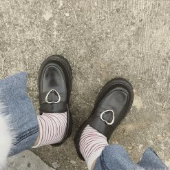 Unzzy Black Harajuku Shoes KF2397 11 Unzzy Black Harajuku Shoes KF2397