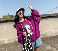 Unzzy Harajuku Sweater Hoodie KF24034 HOT SALE