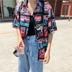 Unzzy HOT SALE Vintage American Single Breasted Shirt KF50118 8 Unzzy HOT SALE Vintage American Single Breasted Shirt KF50118