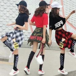 Unzzy HOT SALE Harajuku Irregular Skirt KF90361