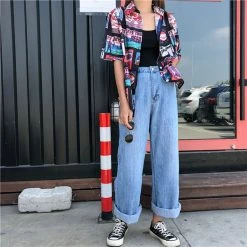 Unzzy HOT SALE Vintage American Single Breasted Shirt KF50118 9 Unzzy HOT SALE Vintage American Single Breasted Shirt KF50118