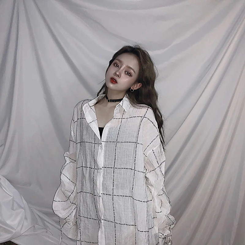 Unzzy Harajuku Long Sleeve Shirt KF30399 4 Unzzy Harajuku Long Sleeve Shirt KF30399