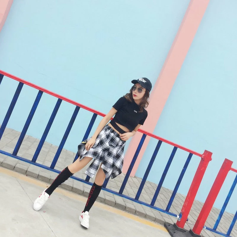 Unzzy HOT SALE Harajuku Irregular Skirt KF90361 3 Unzzy HOT SALE Harajuku Irregular Skirt KF90361