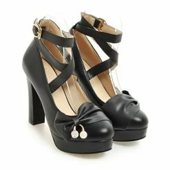 Unzzy HOT SALE Cute Bow Shoes KF90075