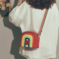 Unzzy Rainbow Diagonal Bag KF90556 HOT SALE 14 Unzzy Rainbow Diagonal Bag KF90556 HOT SALE