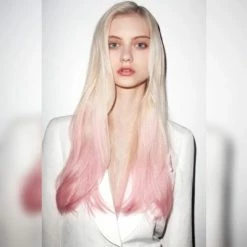 Unzzy HOT SALE Pink Gradient Big Wave Wig KF24089 14 Unzzy HOT SALE Pink Gradient Big Wave Wig KF24089