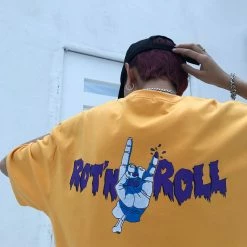 Unzzy Ulzzang Unisex T-shirt KF90394 7 Unzzy Ulzzang Unisex T-shirt KF90394