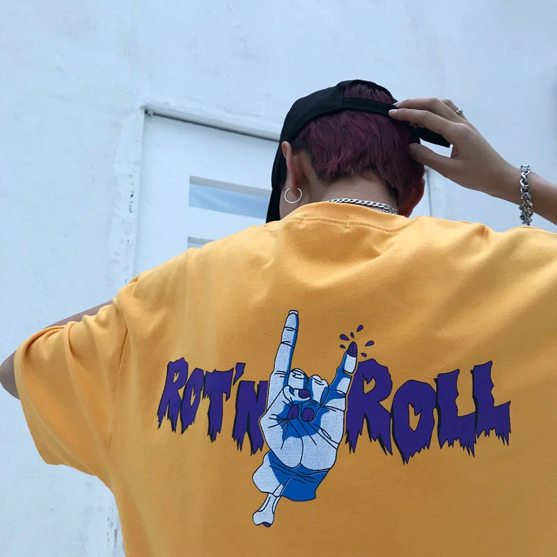 Unzzy Ulzzang Unisex T-shirt KF90394 3 Unzzy Ulzzang Unisex T-shirt KF90394