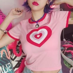 Unzzy Pink Love T-shirt KF90192