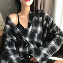 Unzzy HOT SALE Vintage Harajuku Shirt KF81157