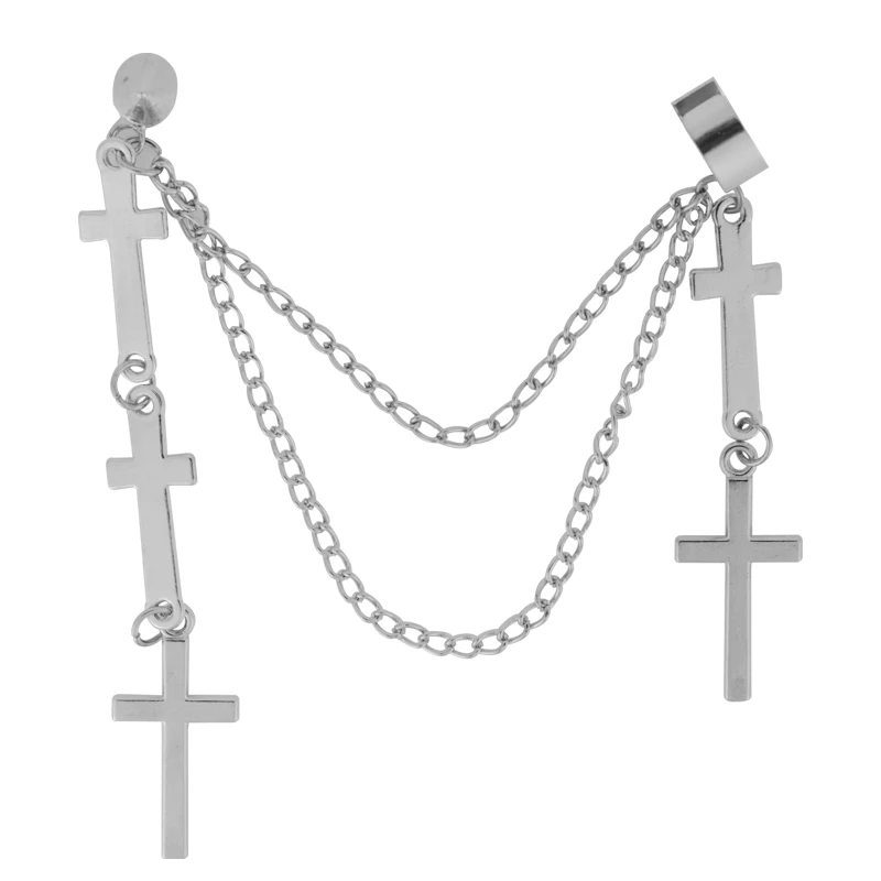 Unzzy HOT SALE Cross Chain Earrings KF81297 6 Unzzy HOT SALE Cross Chain Earrings KF81297