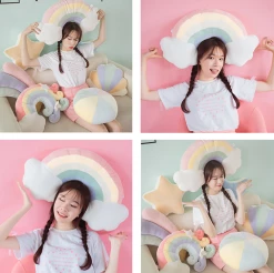 Unzzy Rainbow Pillow KF25051