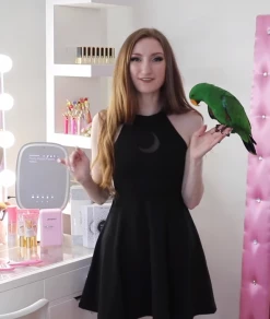 Unzzy HOT SALE Moon Openwork Dress KF30287