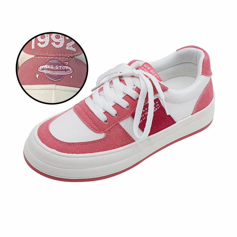 Unzzy HOT SALE Ulzzang Pink Sneakers KF82632 5 Unzzy HOT SALE Ulzzang Pink Sneakers KF82632
