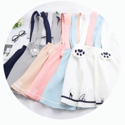 Kfashionstyles Kitty Paw Suspender Skirt KF40066