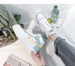 Unzzy High Top Macaron Sneakers KF81038