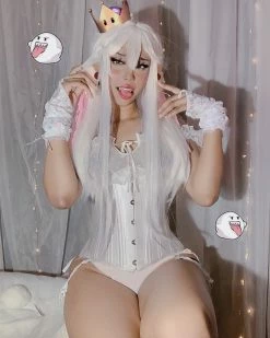 Unzzy HOT SALE Cosplay White Long Wig KF91824