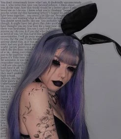 Unzzy HOT SALE Purple Long Curly Wig KF81748 11 Unzzy HOT SALE Purple Long Curly Wig KF81748