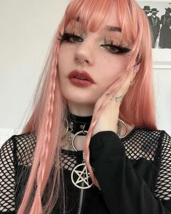 Unzzy PINK LONG STRAIGHT WIG KF31205 HOT SALE