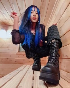 Unzzy LOLITA BLUE LONG STRAIGHT WIG KF82288 HOT SALE