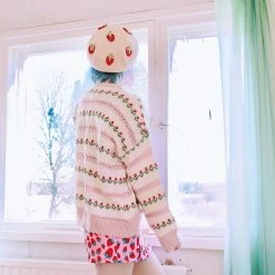 Unzzy HOT SALE Strawberry Beret KF9363