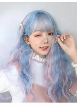 Unzzy HOT SALE Gradient Long Roll Wig KF9250