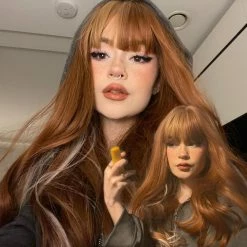 Unzzy HOT SALE LOLITA LONG CURLY WIG KF82271