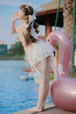 Unzzy HOT SALE Lolita Swimsuit Dress KF82671