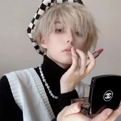 Unzzy HOT SALE White Blonde Fluffy Short Wig KF82687