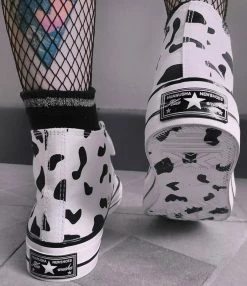 Unzzy Cow Canvas Shoes KF82216 HOT SALE