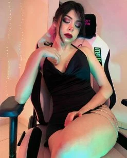 Unzzy Black Backless Dress KF26002