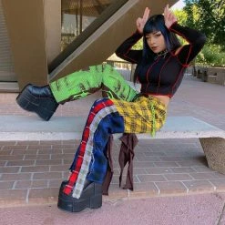 Unzzy HOT SALE Casual Plaid Pants KF81656 24 Unzzy HOT SALE Casual Plaid Pants KF81656