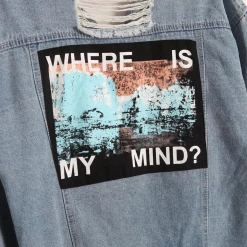 Kfashionstyle Where Is My Mind Denim Jacket KF30121