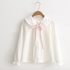 Kfashionstyle White Chiffon Top KF30163 Tops