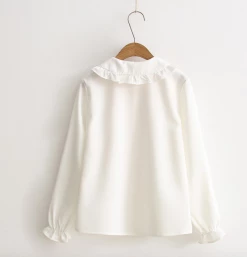 Kfashionstyle White Chiffon Top KF30163 Tops