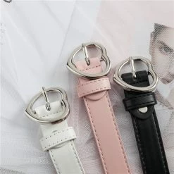Kfashionstyle Heart Lady Belt Thin Girl Heart Belt KF2056 HOT SALE