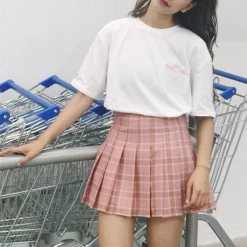 Kfashionstyle HOT SALE Pink Tennis Skirt KF40042