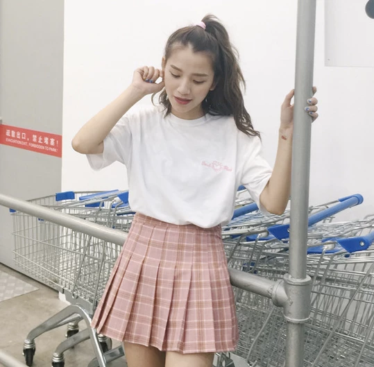 Kfashionstyle HOT SALE Pink Tennis Skirt KF40042 4 Kfashionstyle HOT SALE Pink Tennis Skirt KF40042