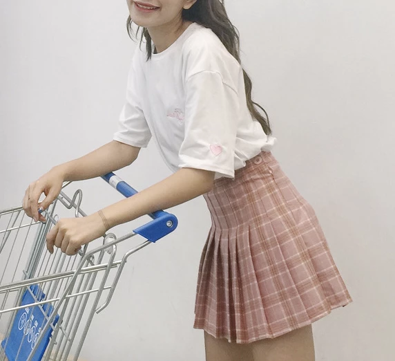 Kfashionstyle HOT SALE Pink Tennis Skirt KF40042 2 Kfashionstyle HOT SALE Pink Tennis Skirt KF40042