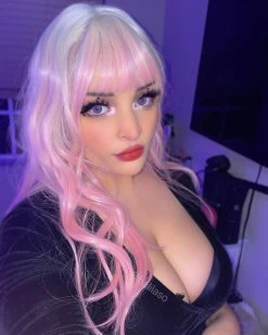 Unzzy Pink Gradient Wig KF81988 HOT SALE