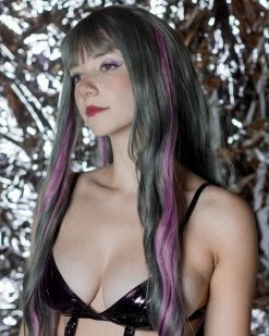 Unzzy HOT SALE Cute Big Wave Long Roll Wig KF40378