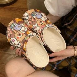 Unzzy Retro Cute Cartoon Bear Slippers KF82197 9 Unzzy Retro Cute Cartoon Bear Slippers KF82197