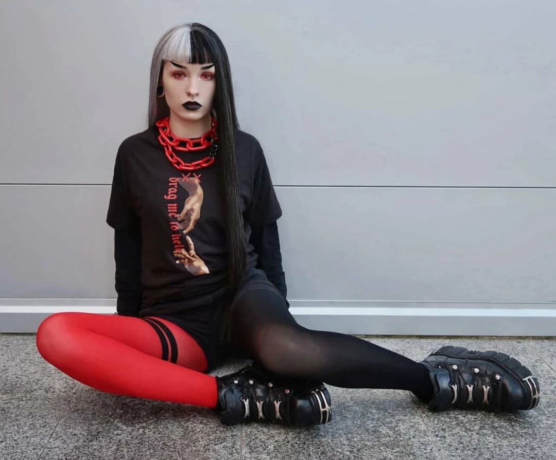 Unzzy Black And White Gradient Wig KF25004 HOT SALE 7 Unzzy Black And White Gradient Wig KF25004 HOT SALE