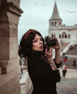 Unzzy Black Short Curly Hair KF9240