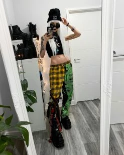 Unzzy HOT SALE Casual Plaid Pants KF81656 25 Unzzy HOT SALE Casual Plaid Pants KF81656